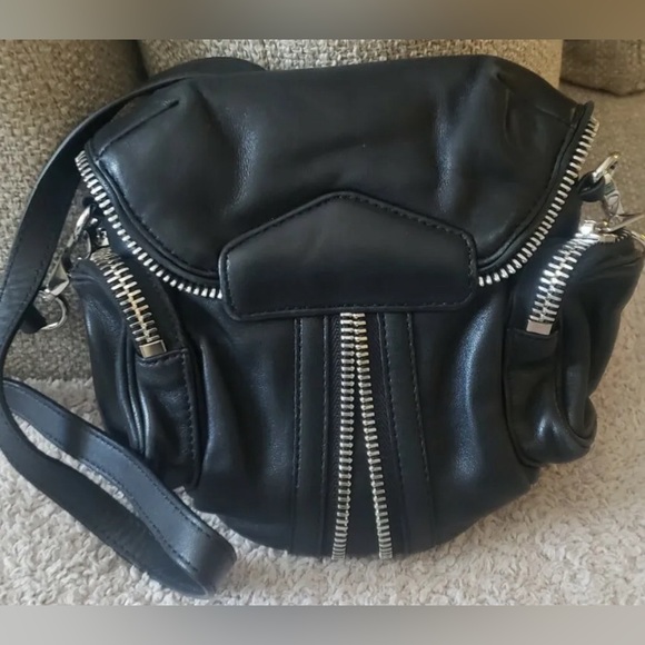 Alexander Wang Mini Marti Black Backpack Crossbody Bag - Picture 2 of 13